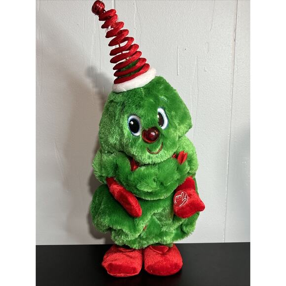 Sound and Lights Singing, Dancing, Rockin Around Christmas Tree Plush By Dan Dee - Picture 1 of 11